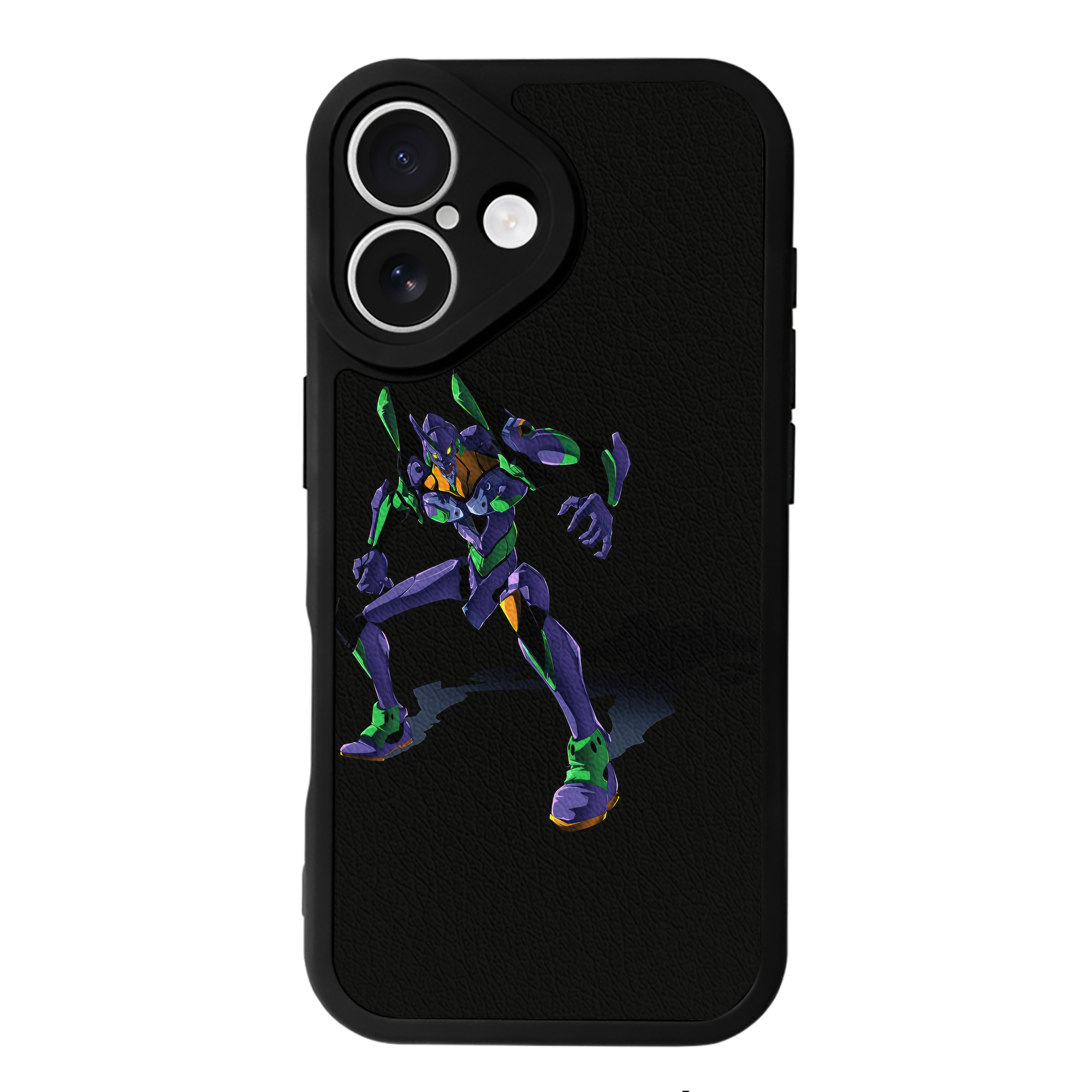 （画像用） EVA 新世紀エヴァンゲリオン 【iPhone 16シリーズ対応】シリコンスマホケース（レザー調） 材質：シリコン